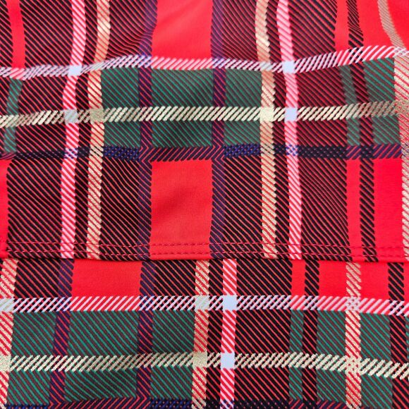 BEACH RIOT Leah Top Sports Bra Womens Small Plaid Print Unpadded Wireless - Picture 4 of 7